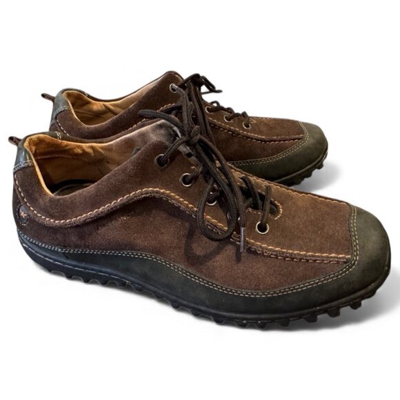 Mephisto All Rounder Men’s Shoes Brown Suede Leather Size 10 Excellent Condition - Picture 2 of 7